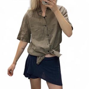 Urban Outfitters Short Sleeve Button Down Shirt